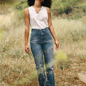 imogene + willie Blue Straight Leg Jeans
